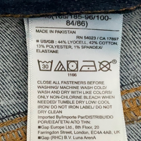 NWOT Banana Republic Luxe Traveler Jean Medium Wash Slim Fit 32x34 - Picture 8 of 8